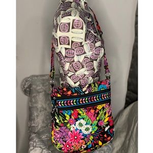 Vera Bradley Triple Zip Hipster